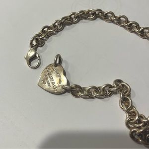 Tiffany & Co “Return to Tiffany” Heart Tag Sterling Silver Chain Link Necklace